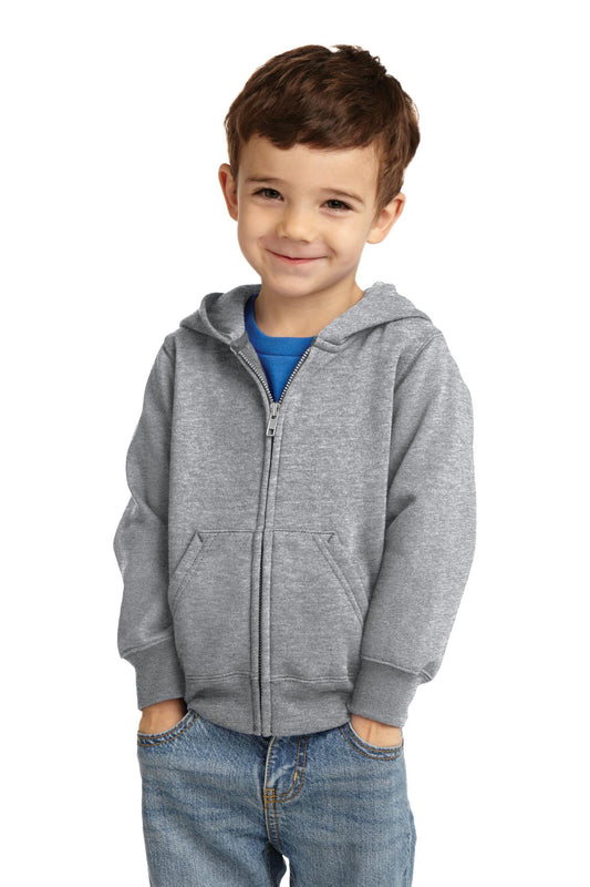 Port & Company? Toddler Core Fleece Full-Zip Hooded Swe