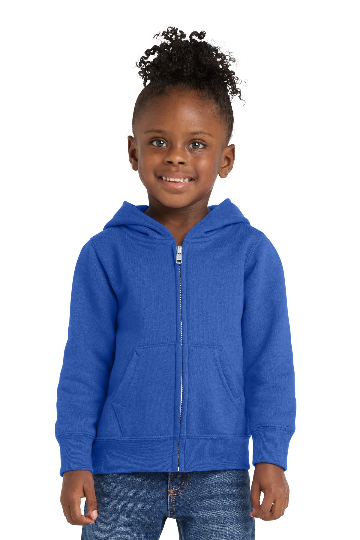 Port & Co™ Toddler Core Fleece Full-Zip Hooded Sweatshirt