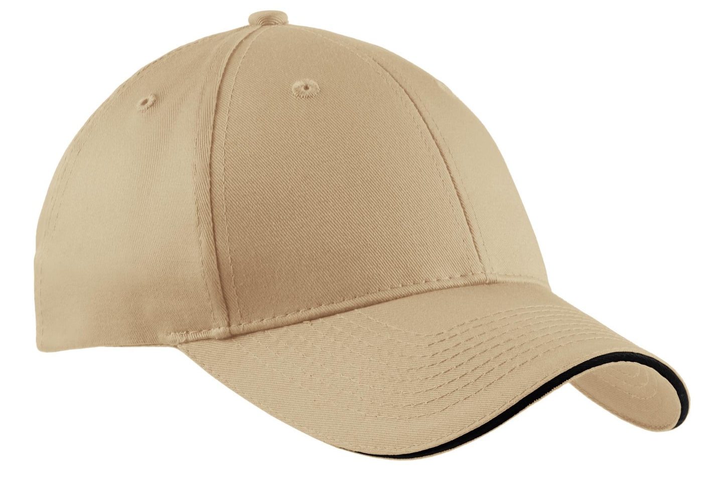 Port Authority® Cotton Twill Sandwich Bill Cap