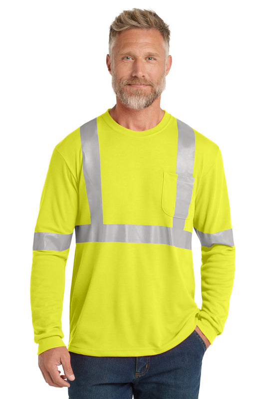 CornerStone® ANSI 107 Class 2 Long Sleeve Safety T-Shirt