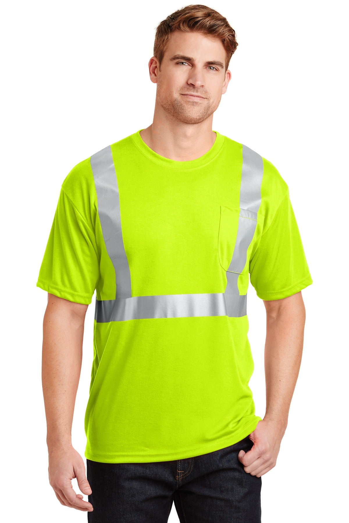 CornerStone? - ANSI 107 Class 2 Safety T-Shirt. CS401