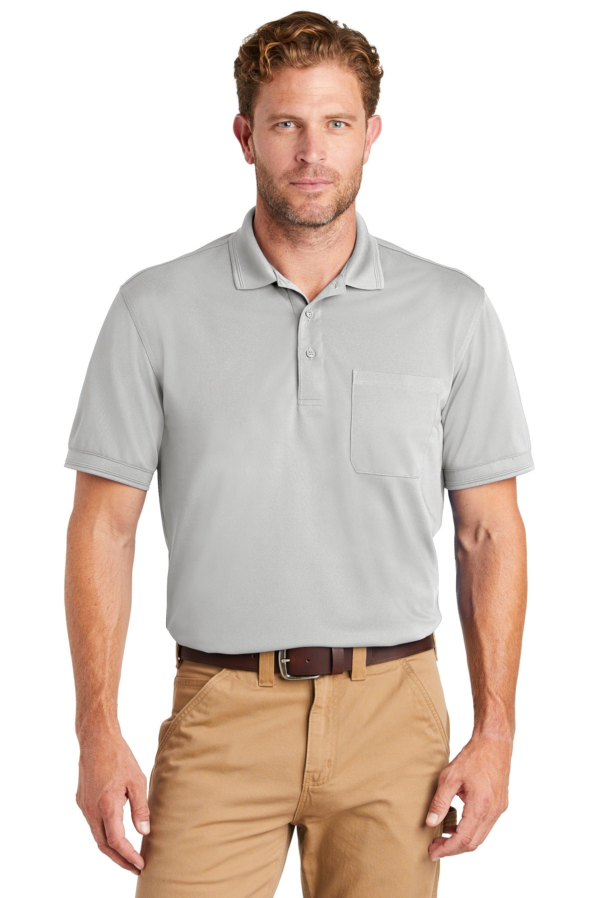 CornerStone ? Industrial Snag-Proof Pique Pocket Polo.