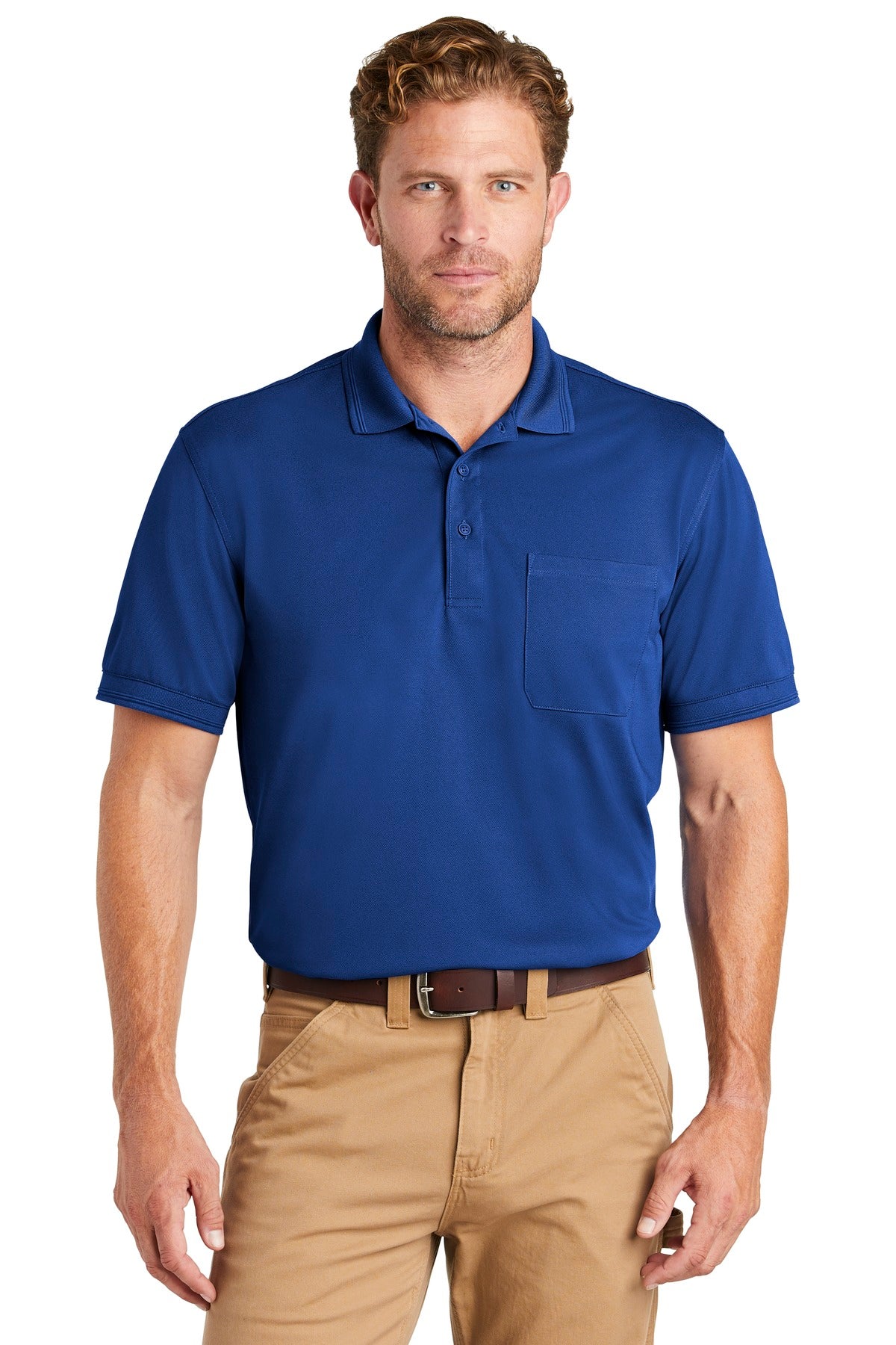 CornerStone ? Industrial Snag-Proof Pique Pocket Polo.