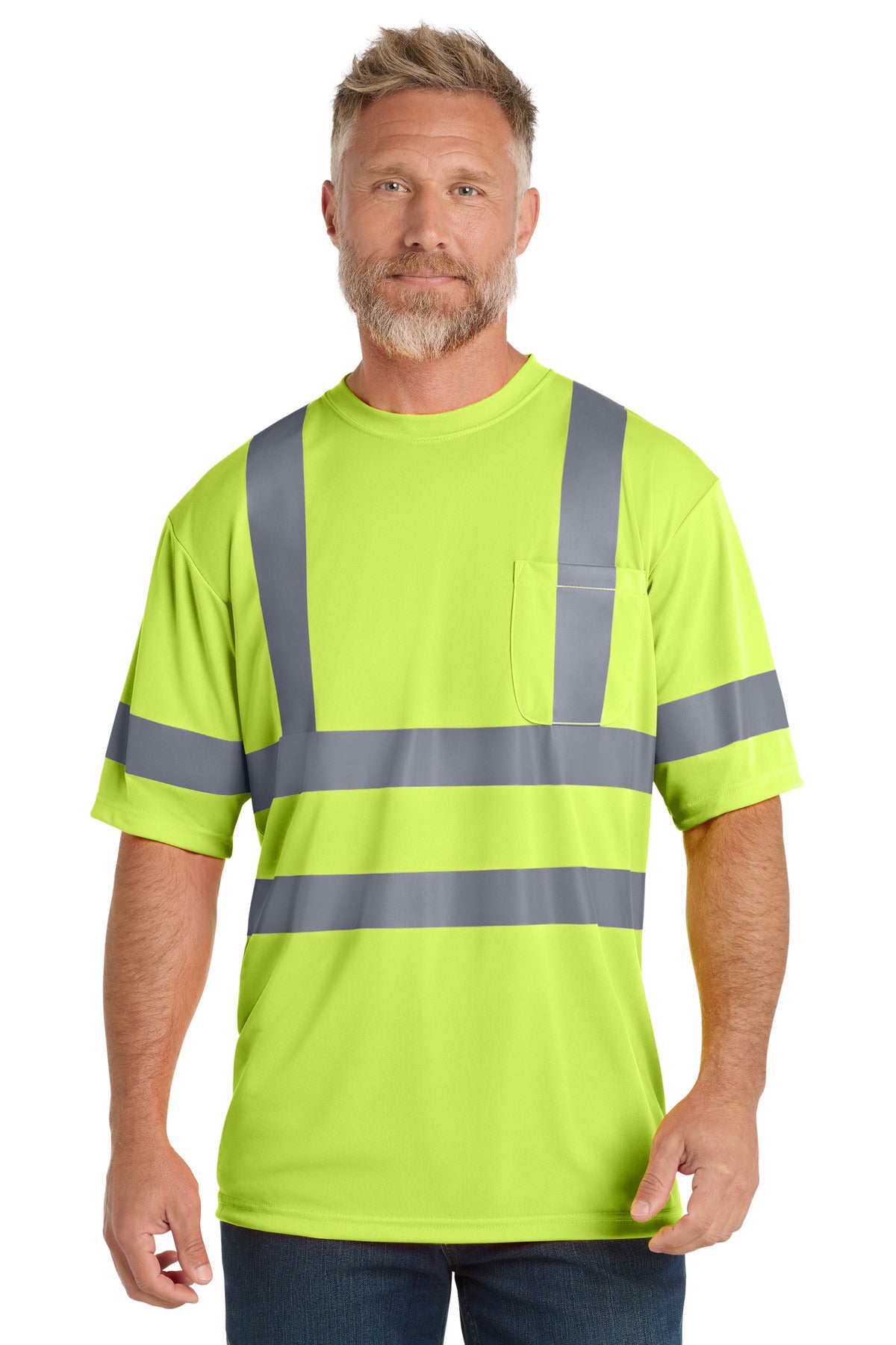 CornerStone® - ANSI 107 Class 3 Short Sleeve Snag-Resistant Reflective T-Shirt