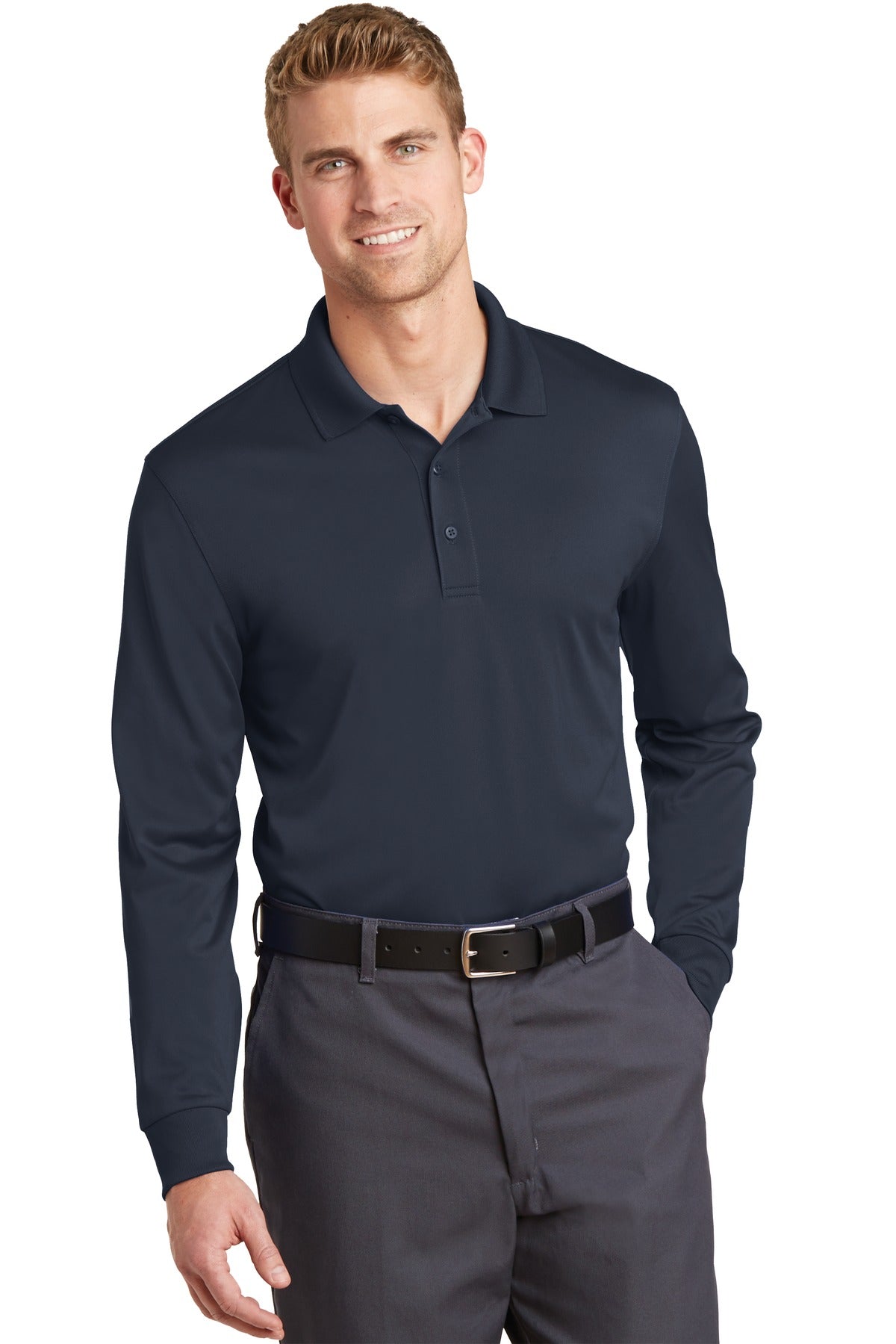 CornerStone? Select Snag-Proof Long Sleeve Polo. CS412L
