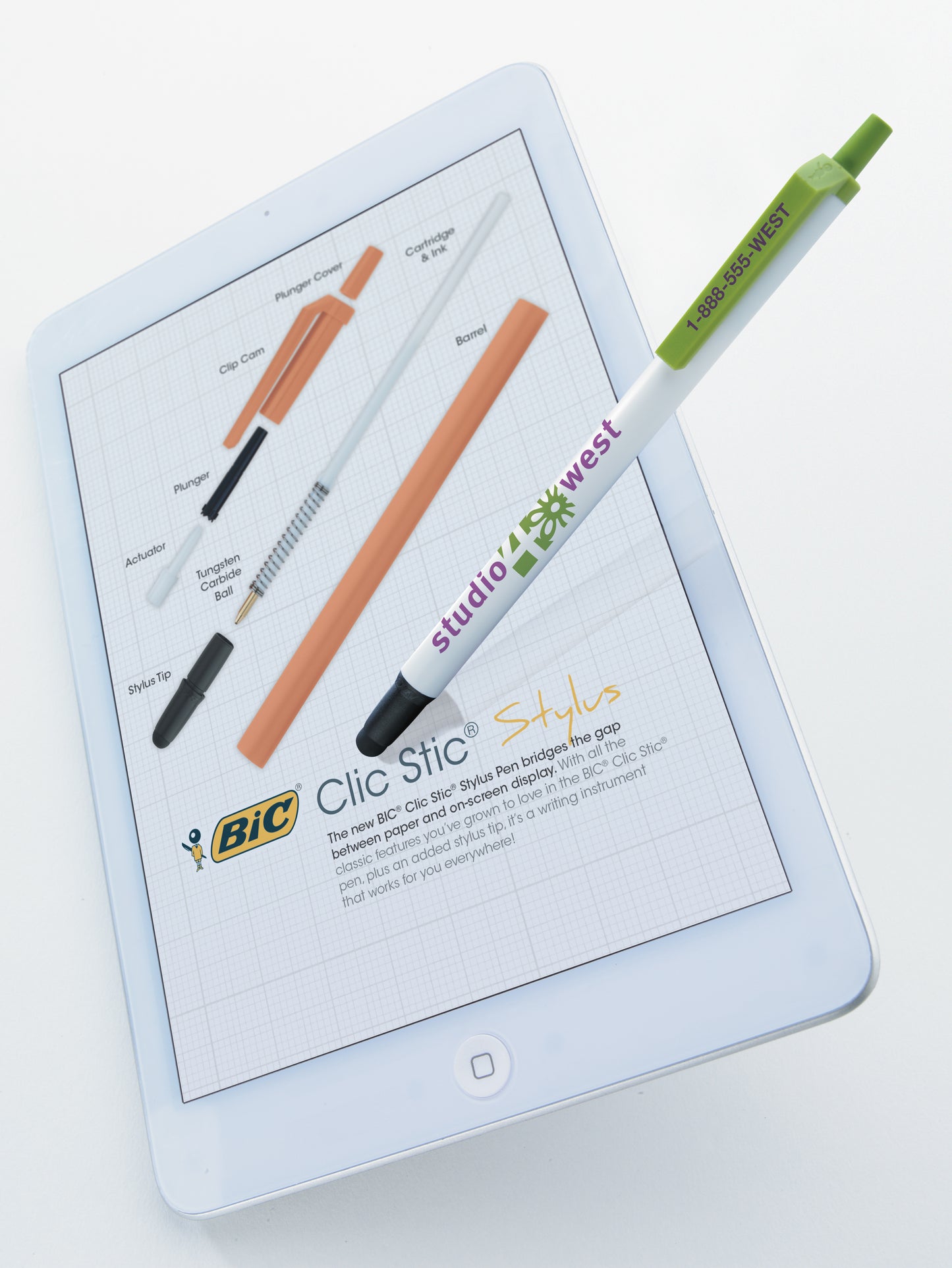 BIC Clic Stic Stylus Pen-CSSTY