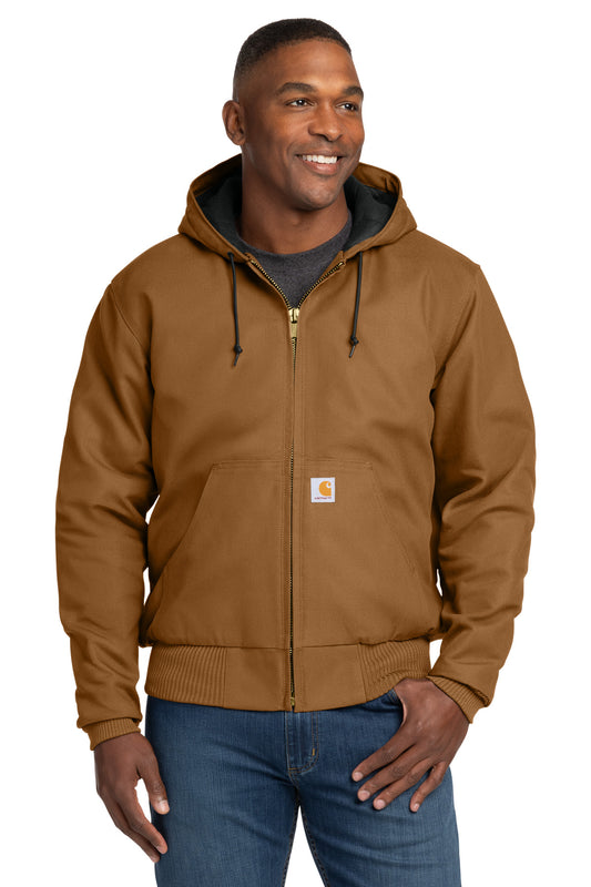 Carhartt ® Quilted-Flanne-Lined Duck Active Jac