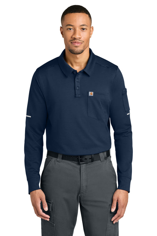 Carhartt® FLD & RSCU Long Sleeve Polo