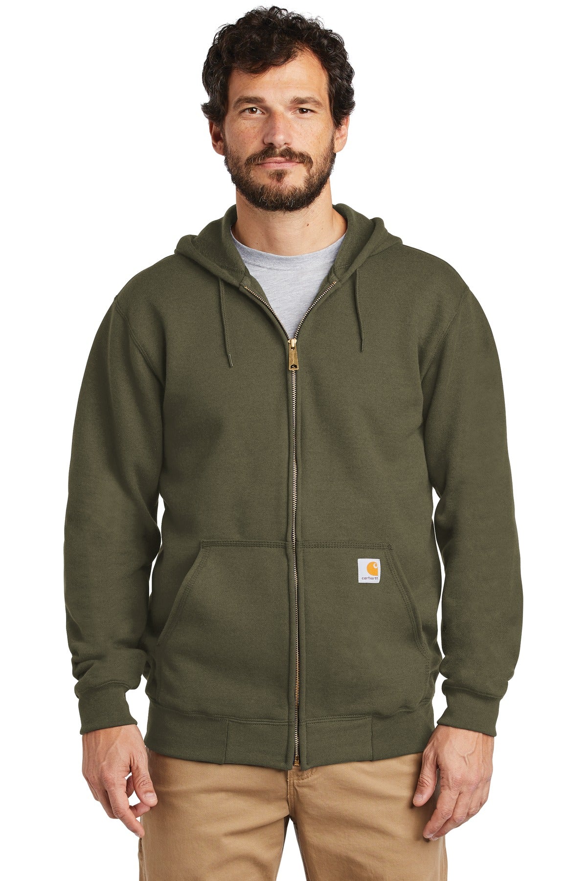 Carhartt ? Midweight Hooded Zip-Front Sweatshirt. CTK12