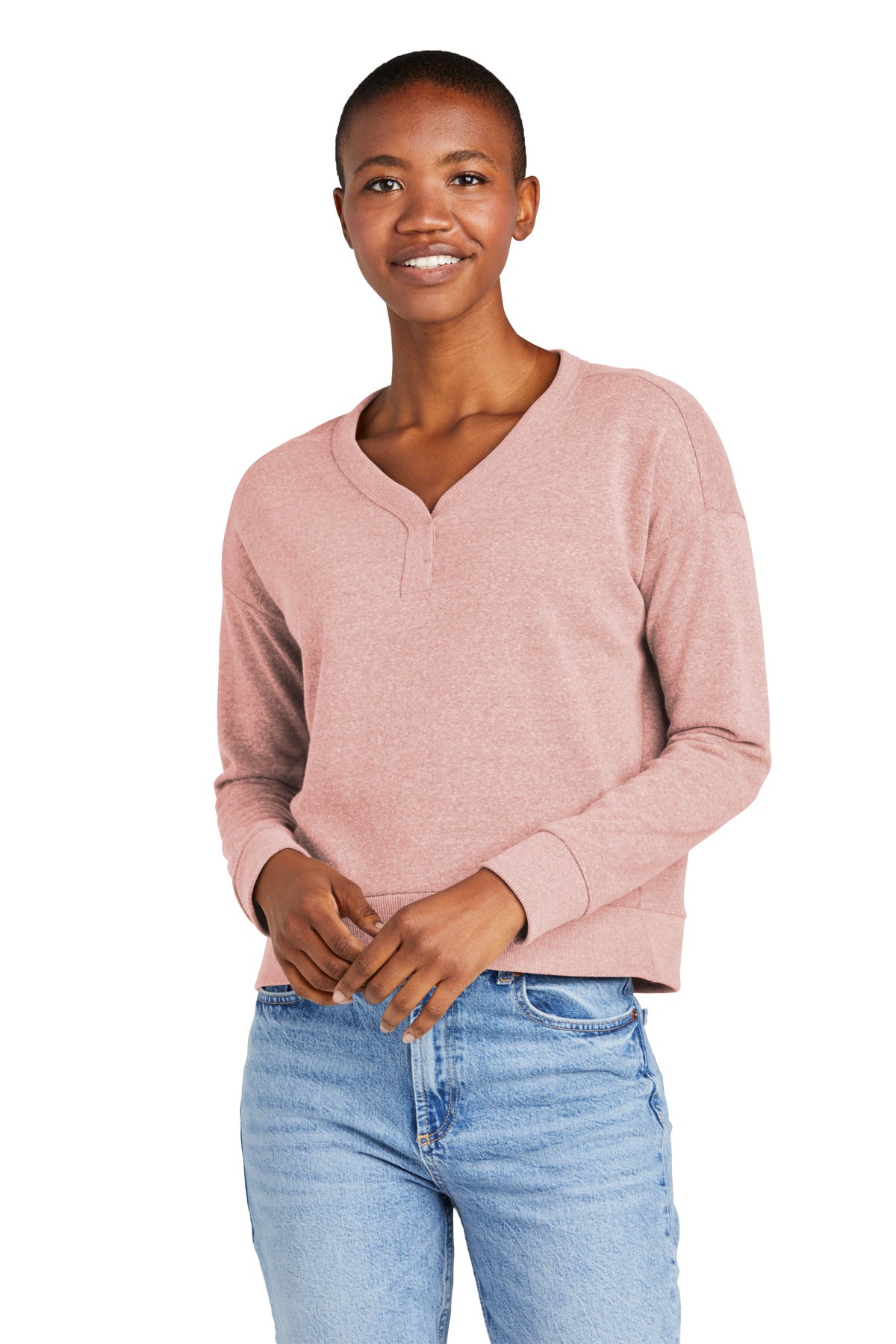 District? Women's Perfect Tri? Fleece V-Neck Sweatshirt