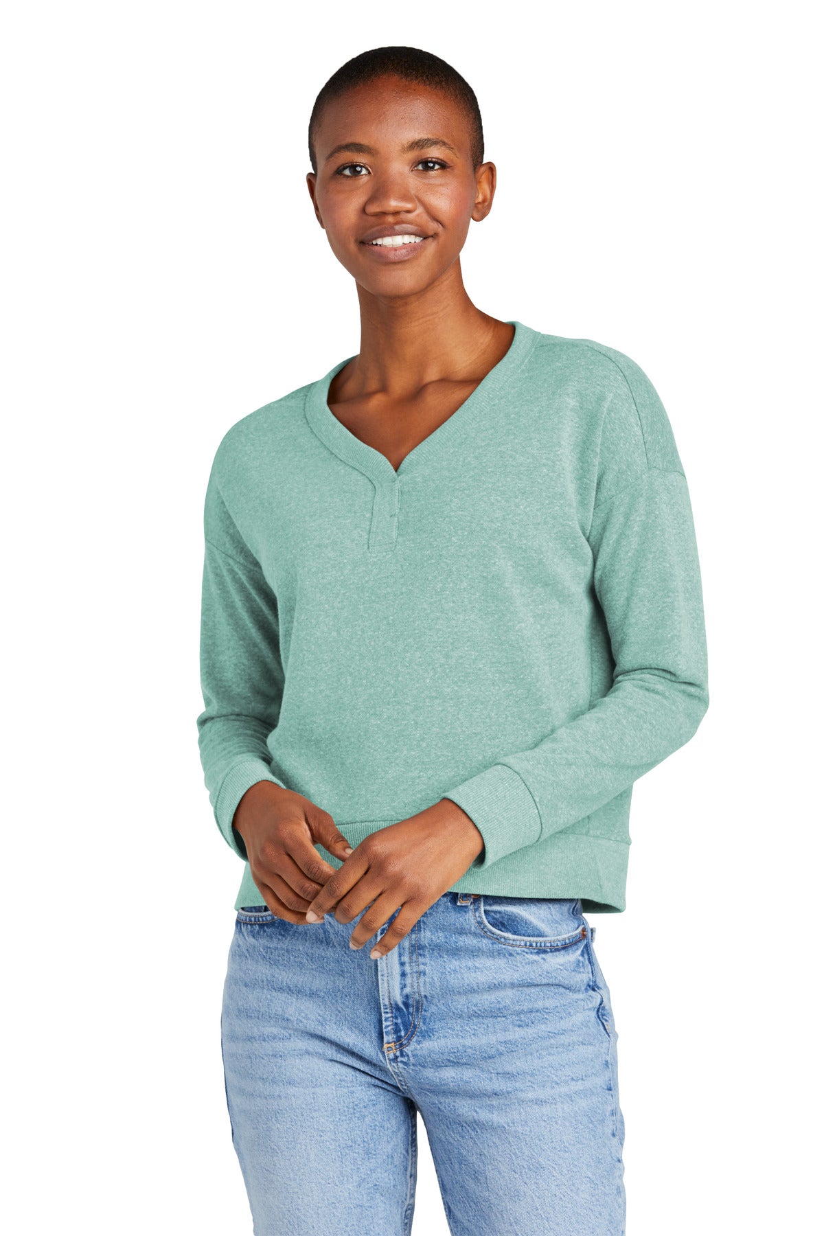 District? Women's Perfect Tri? Fleece V-Neck Sweatshirt