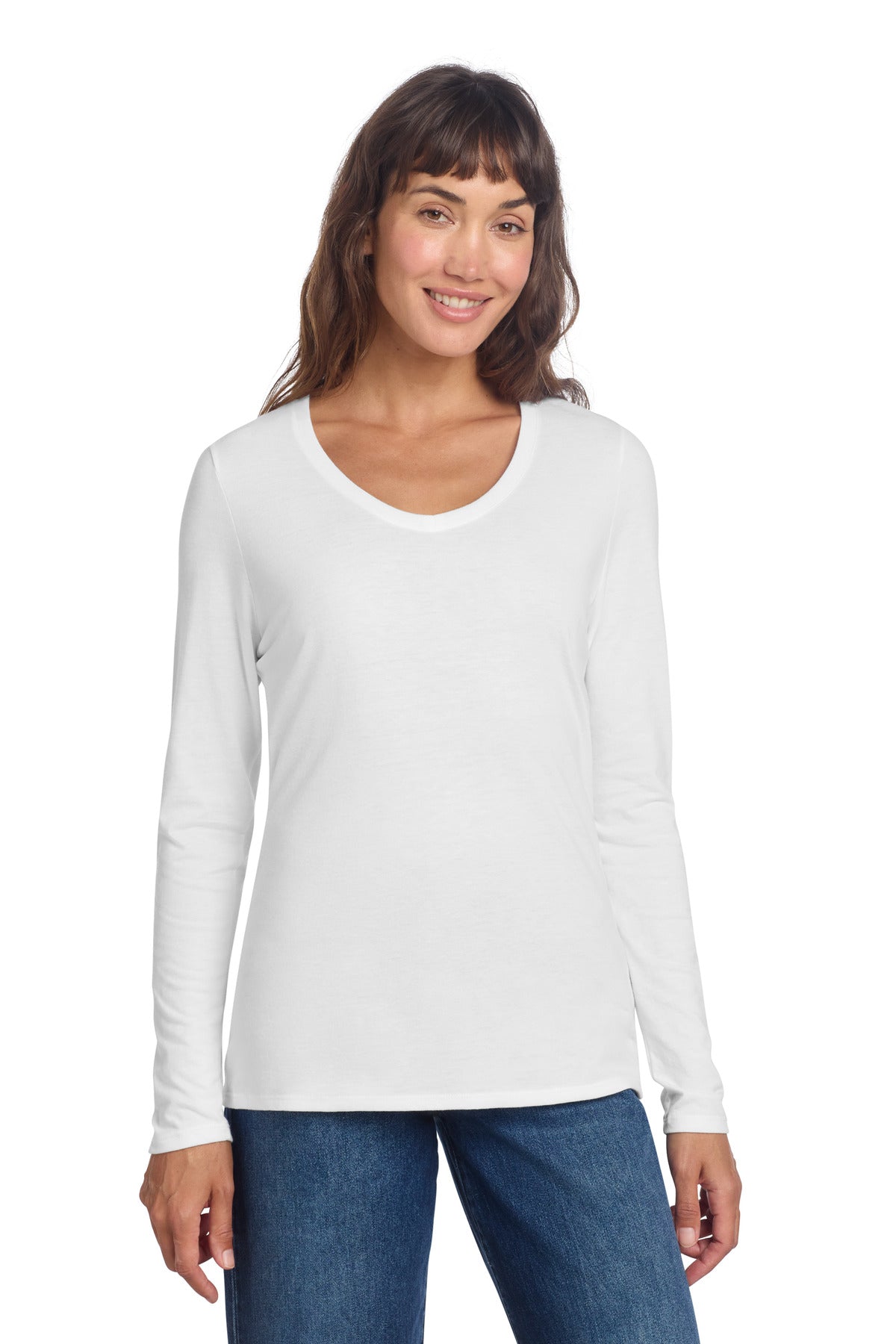 District® Women's Perfect Tri® Long Sleeve V-Neck Tee