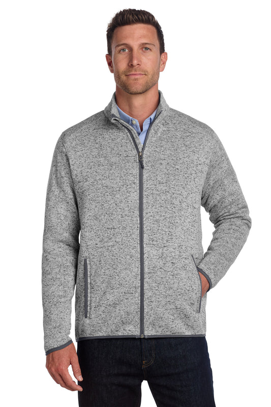 Port Authority® Sweater Fleece Jacket