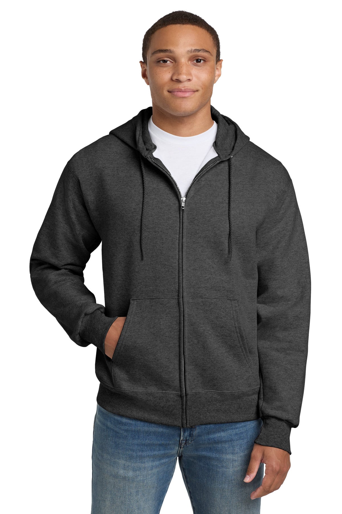 Hanes? Ultimate Cotton? - Full-Zip Hooded Sweatshirt.