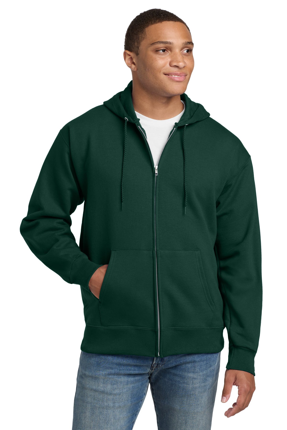 Hanes? Ultimate Cotton? - Full-Zip Hooded Sweatshirt.