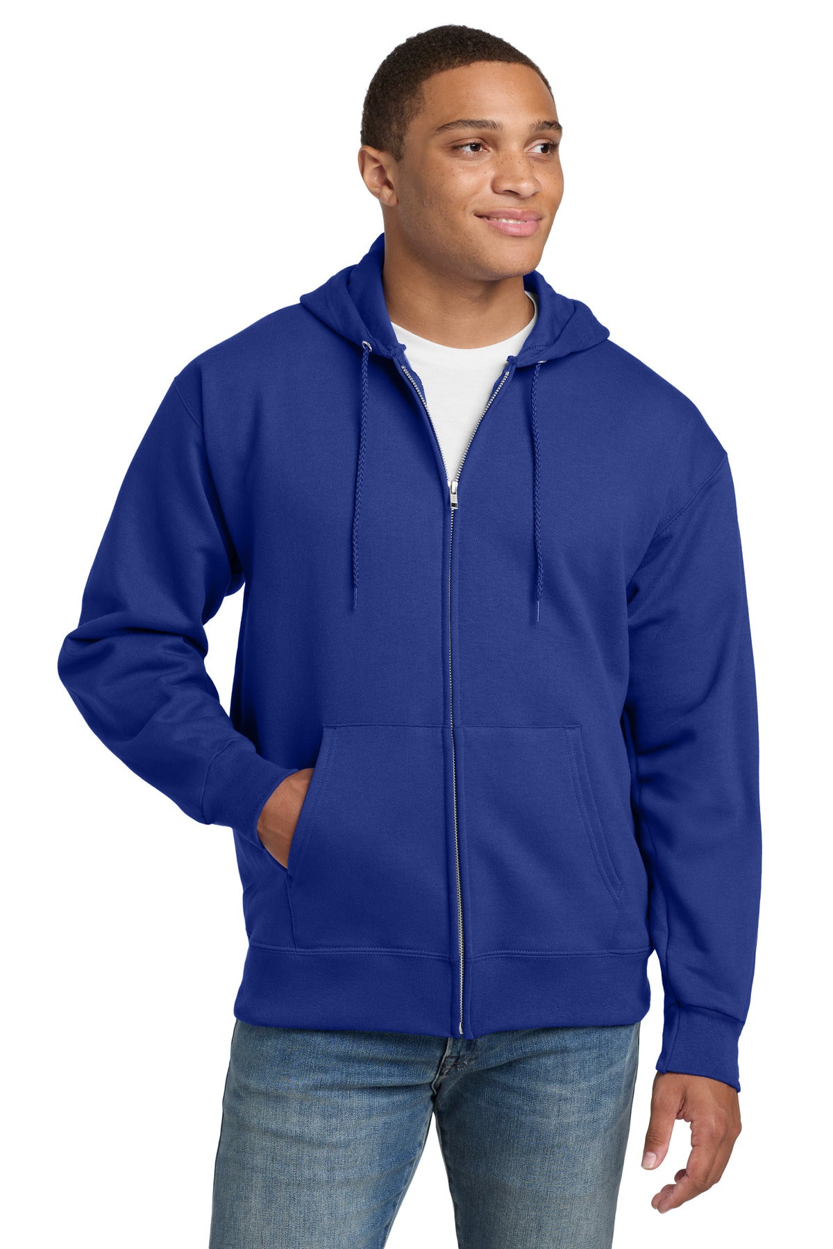 Hanes? Ultimate Cotton? - Full-Zip Hooded Sweatshirt.