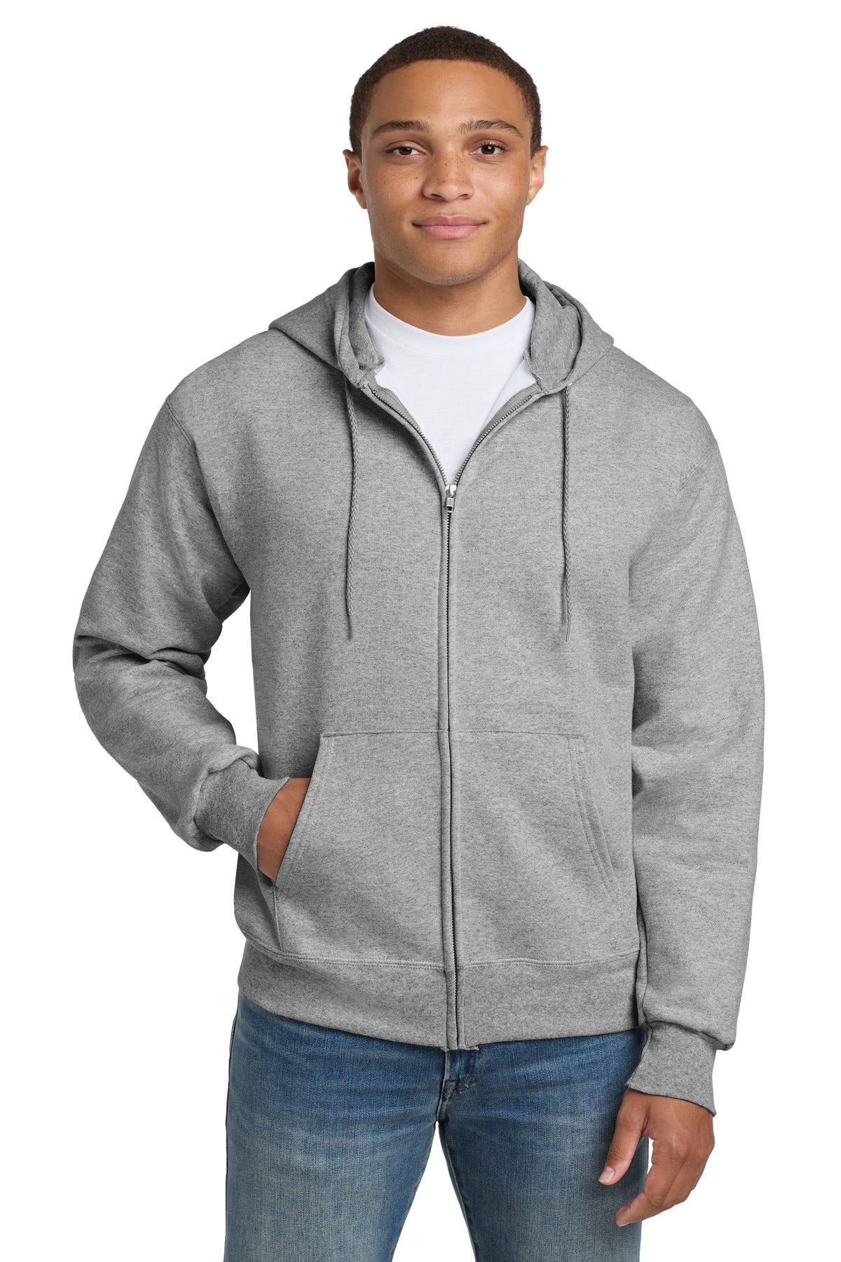 Hanes? Ultimate Cotton? - Full-Zip Hooded Sweatshirt.
