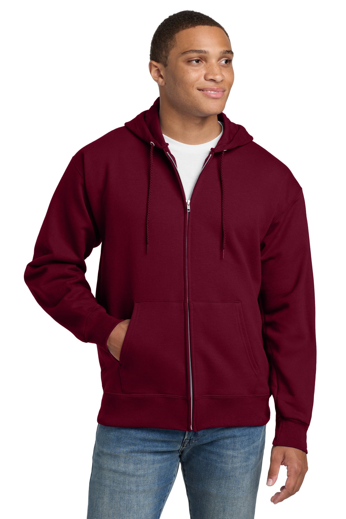 Hanes? Ultimate Cotton? - Full-Zip Hooded Sweatshirt.