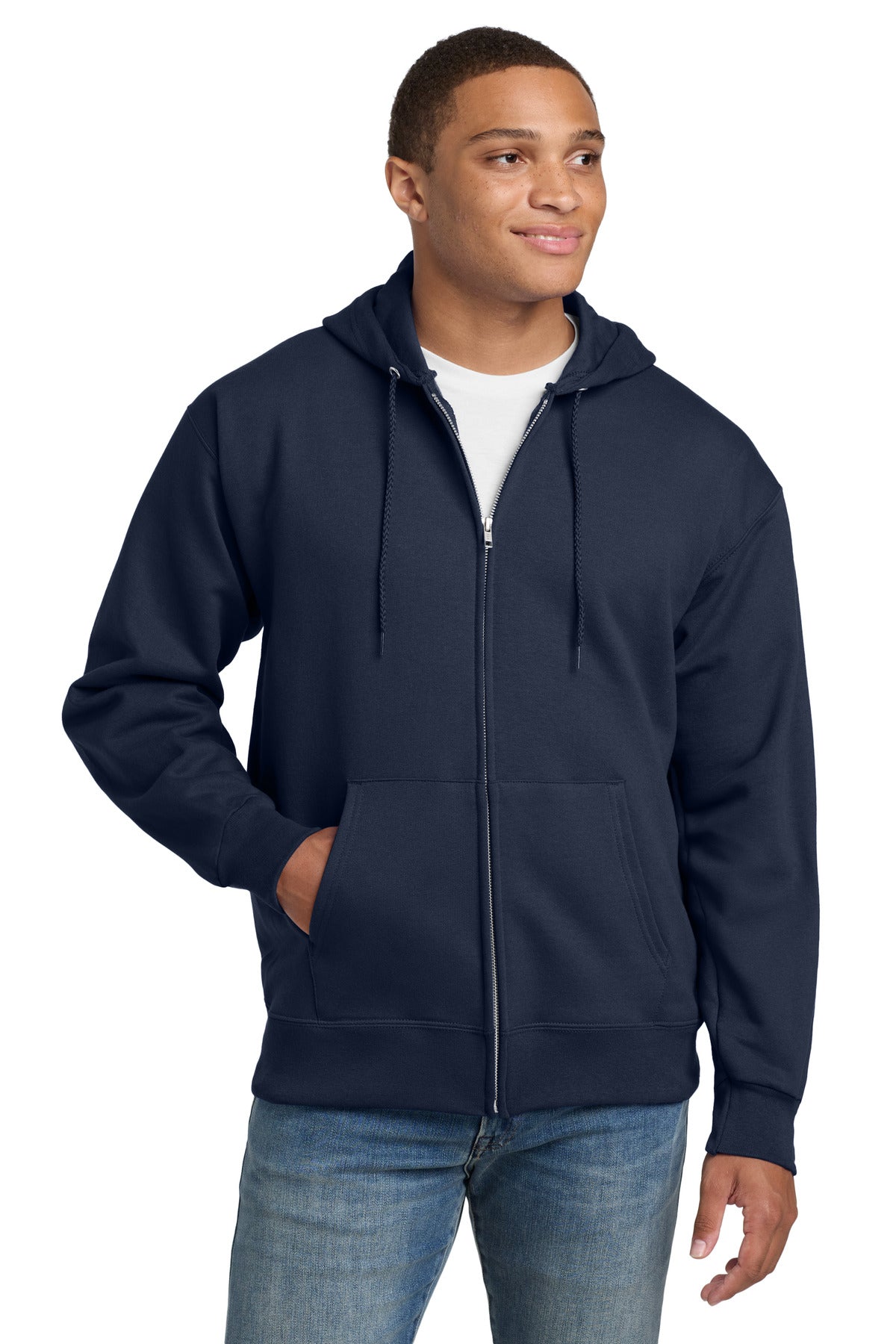 Hanes? Ultimate Cotton? - Full-Zip Hooded Sweatshirt.