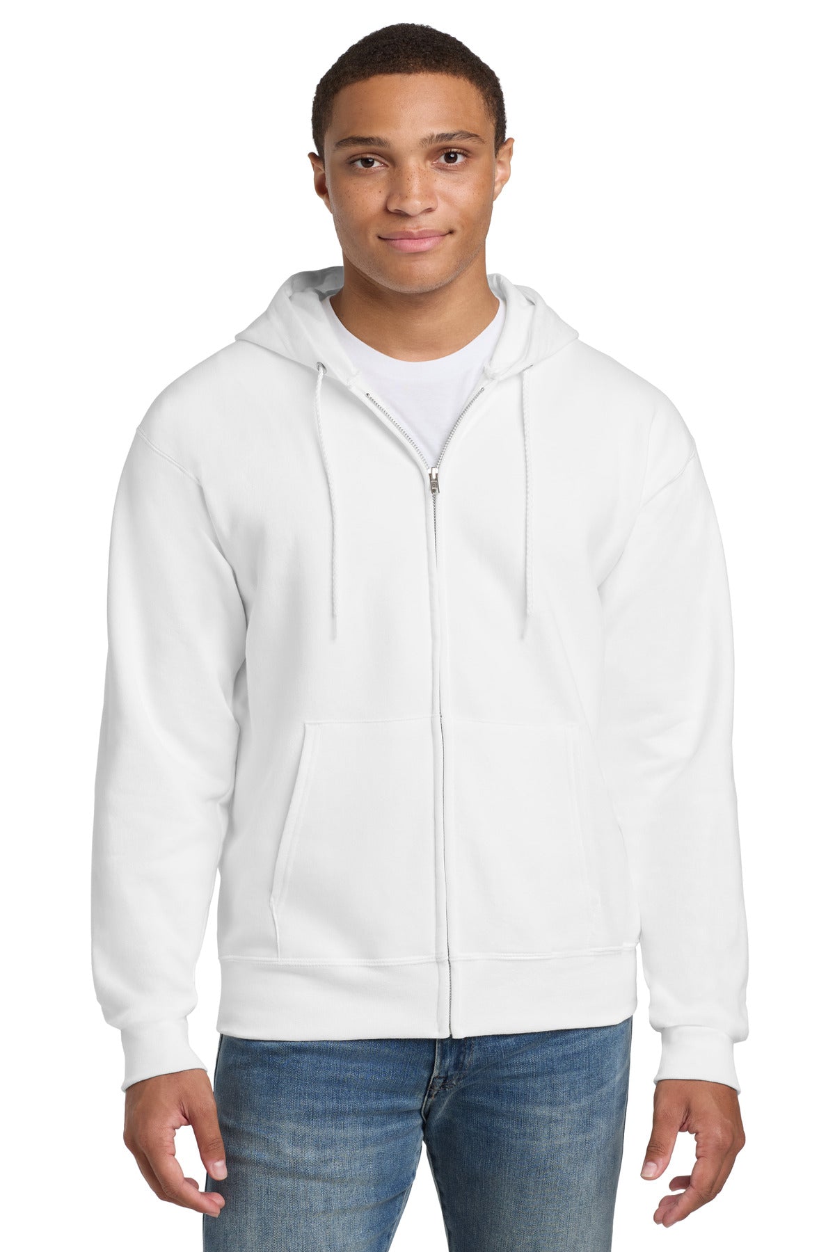 Hanes? Ultimate Cotton? - Full-Zip Hooded Sweatshirt.