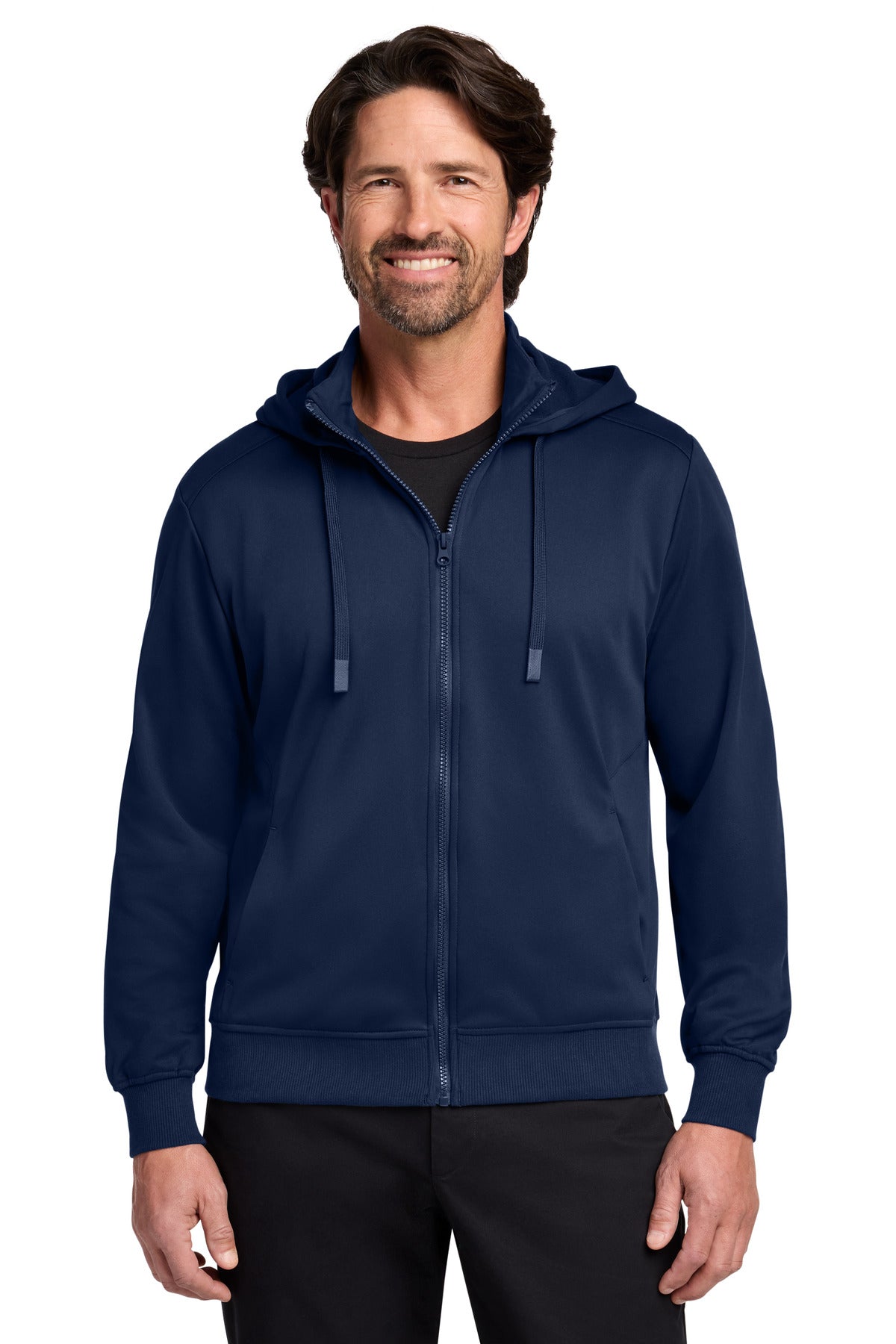 Port Authority® Smooth Fleece Hooded Jacket