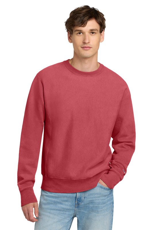 Champion ® Reverse Weave ® Garment-Dyed Crewneck Sweatshirt