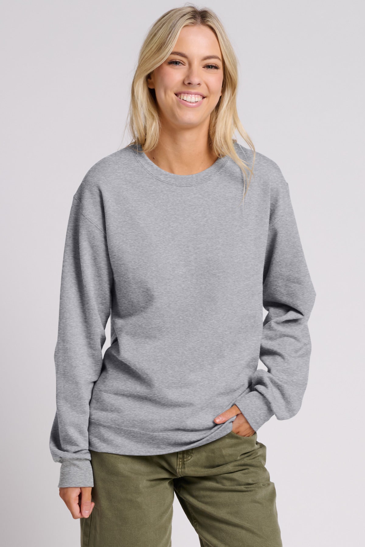 Jerzees Ultimate? Unisex CVC Ring Spun Crewneck Sweatsh