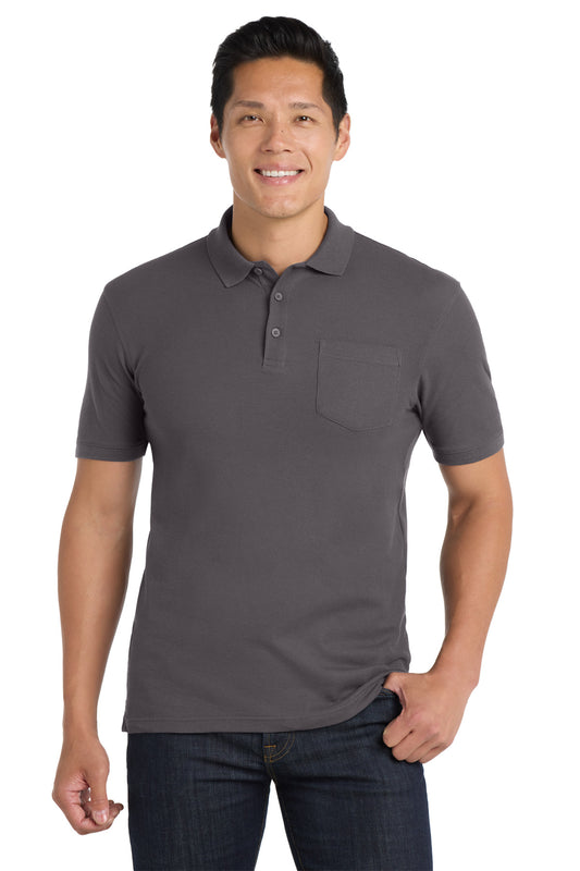 Port Authority® Core Classic Pique Pocket Polo