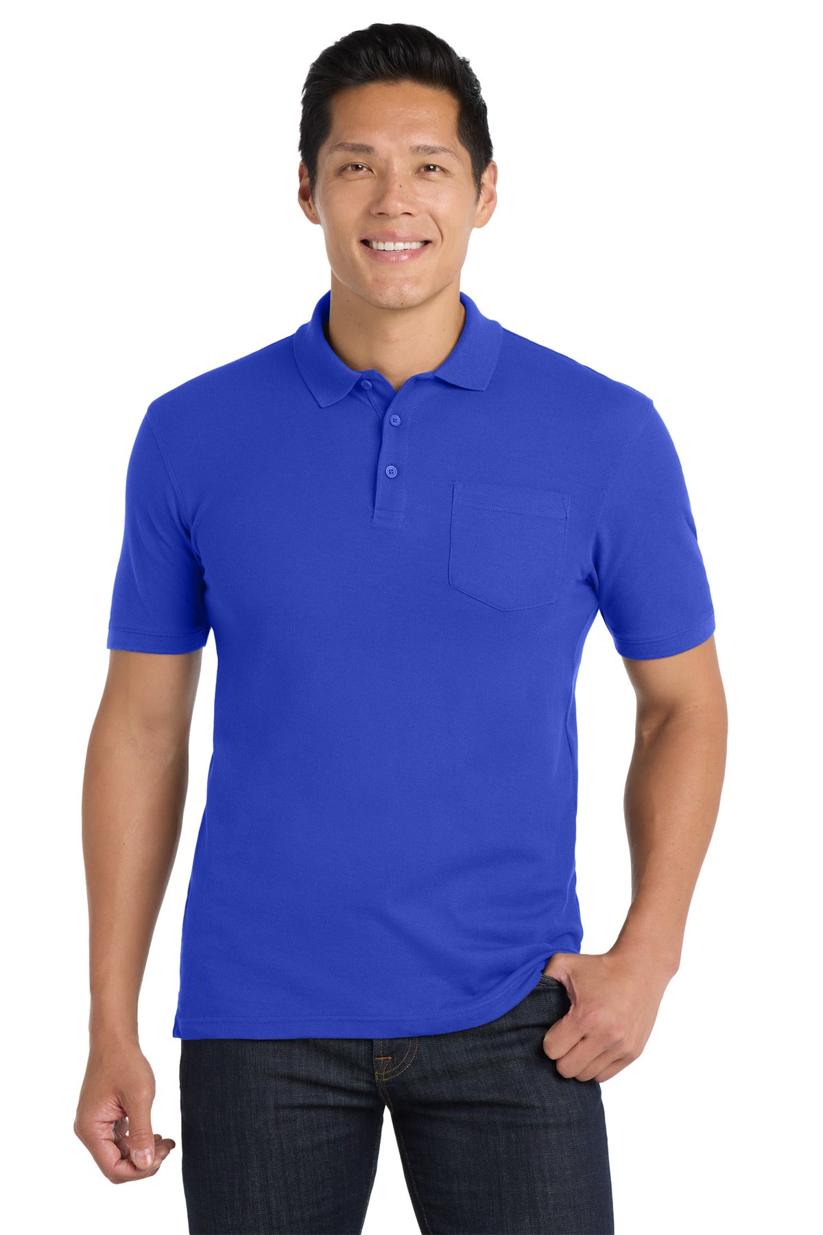 Port Authority® Core Classic Pique Pocket Polo