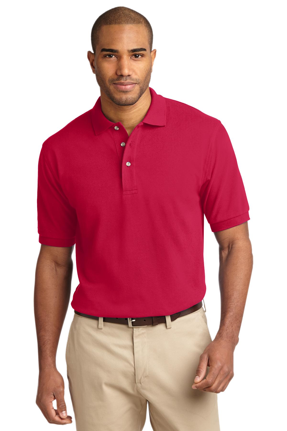 Port Authority? Heavyweight Cotton Pique Polo. K420