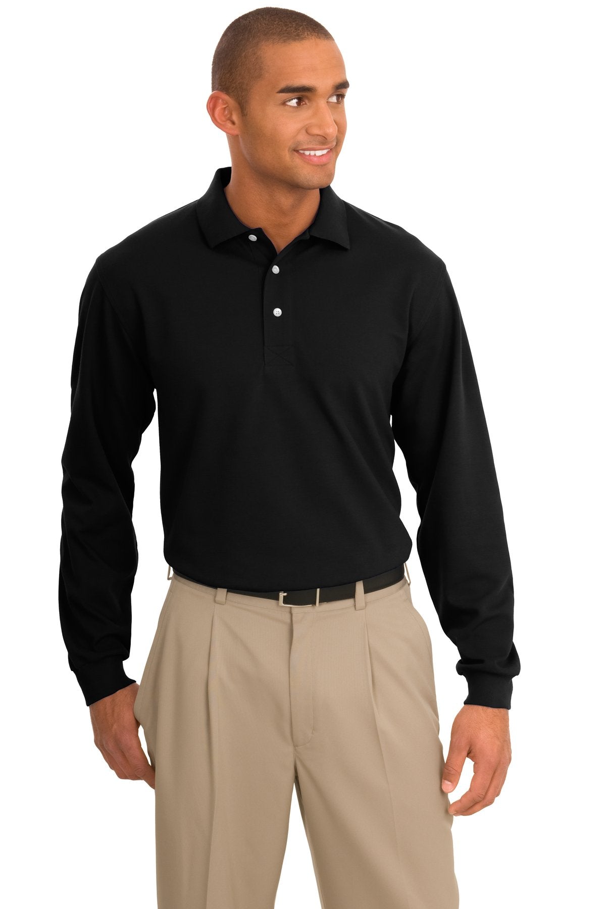 Port Authority? Rapid Dry? Long Sleeve Polo. K455LS