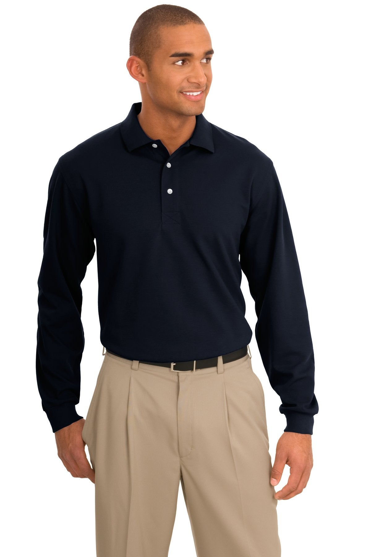 Port Authority? Rapid Dry? Long Sleeve Polo. K455LS