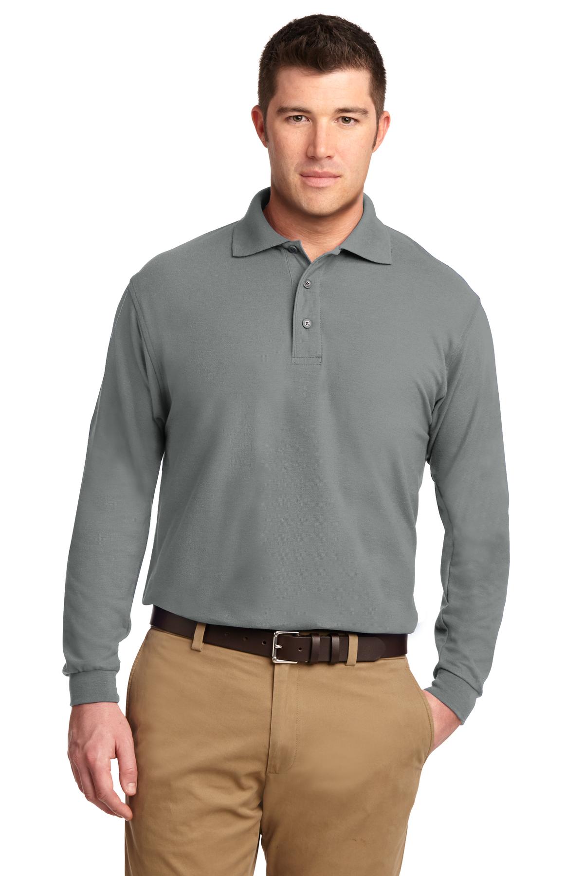 Port Authority? Silk Touch? Long Sleeve Polo. K500LS