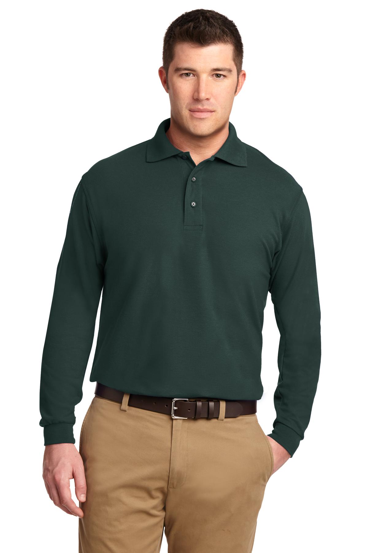 Port Authority? Silk Touch? Long Sleeve Polo. K500LS