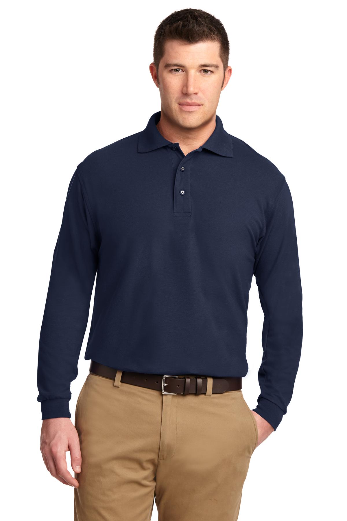 Port Authority? Silk Touch? Long Sleeve Polo. K500LS