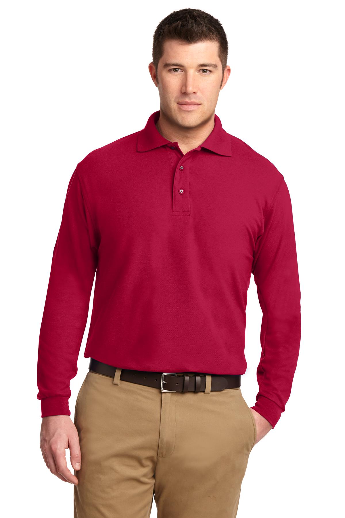 Port Authority? Silk Touch? Long Sleeve Polo. K500LS