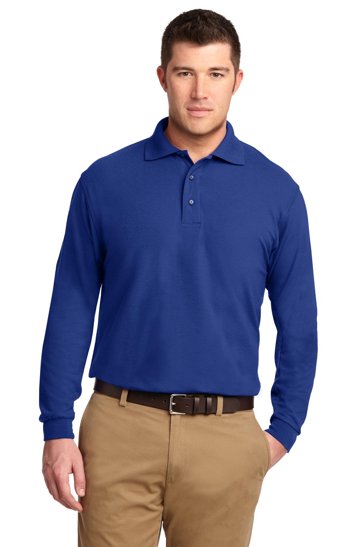 Port Authority? Silk Touch? Long Sleeve Polo. K500LS