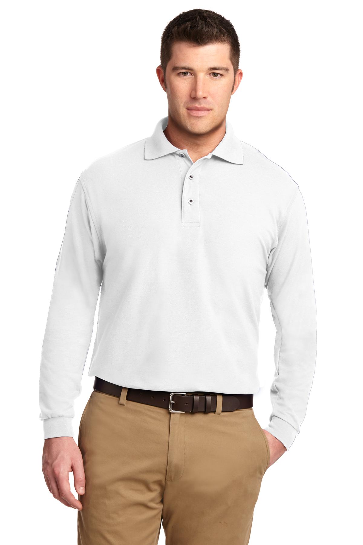 Port Authority? Silk Touch? Long Sleeve Polo. K500LS
