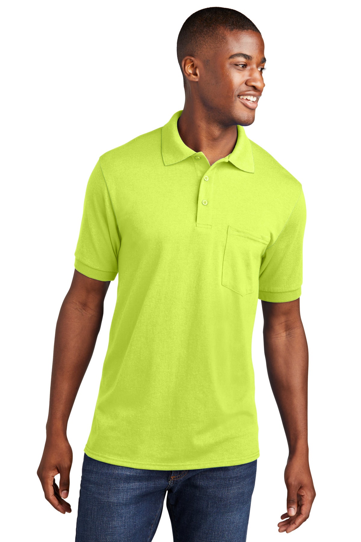 Port & Company? Core Blend Jersey Knit Pocket Polo. KP5