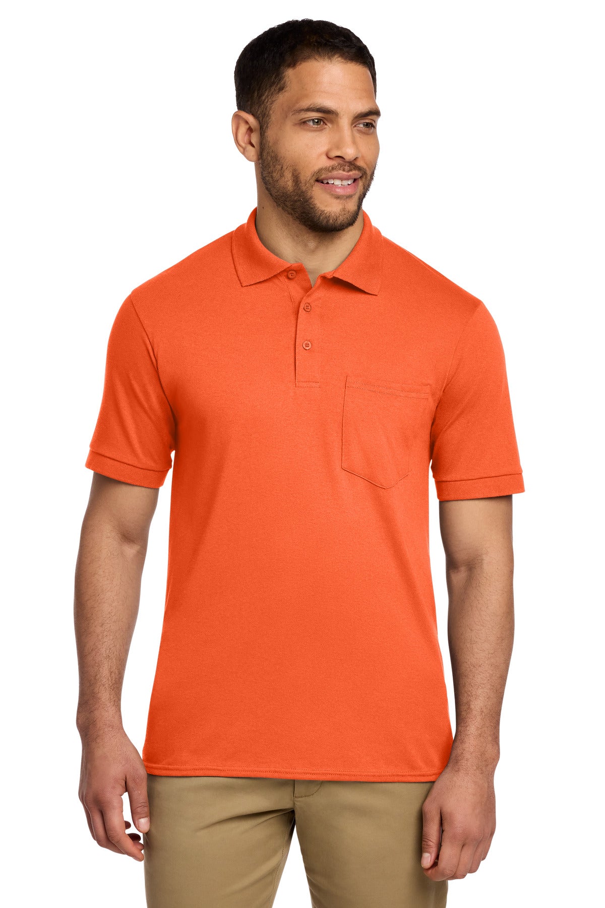 Port & Co™ Core Blend Jersey Knit Pocket Polo