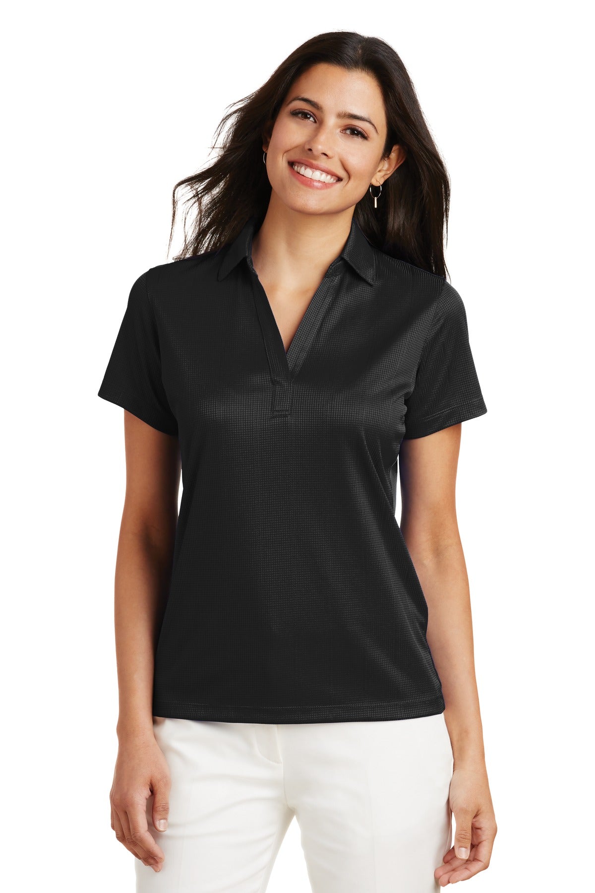 Port Authority? Women's Performance Fine Jacquard Polo.