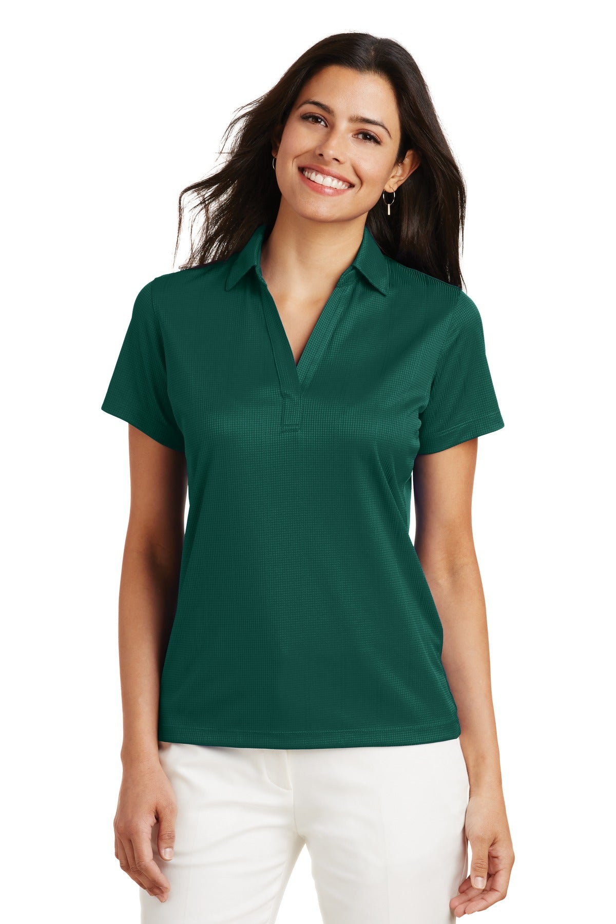 Port Authority? Women's Performance Fine Jacquard Polo.