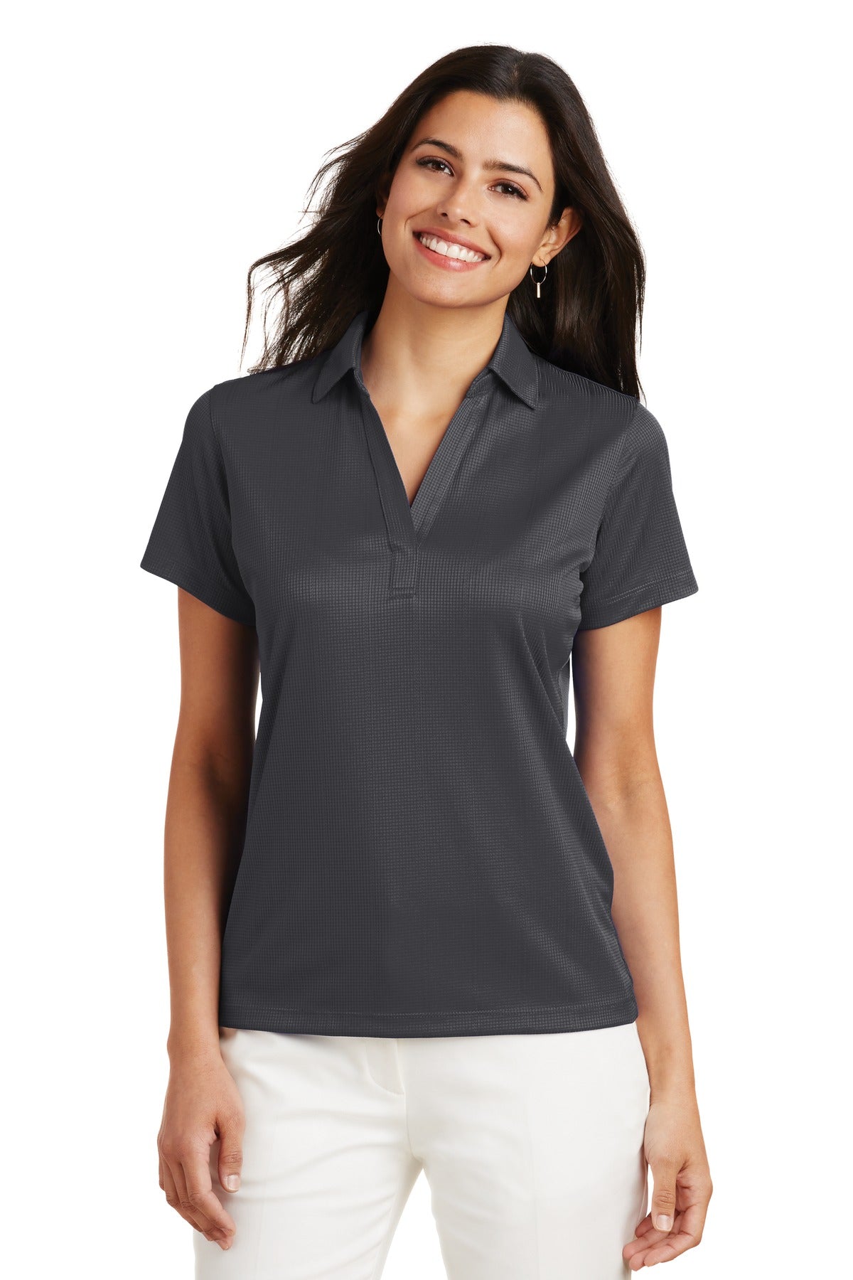 Port Authority? Women's Performance Fine Jacquard Polo.