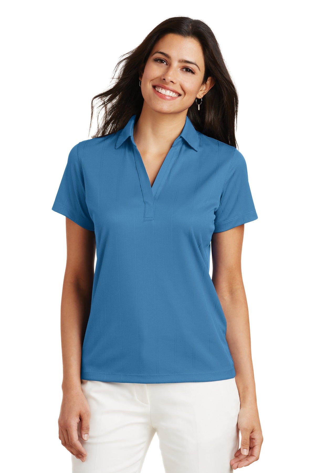 Port Authority? Women's Performance Fine Jacquard Polo.