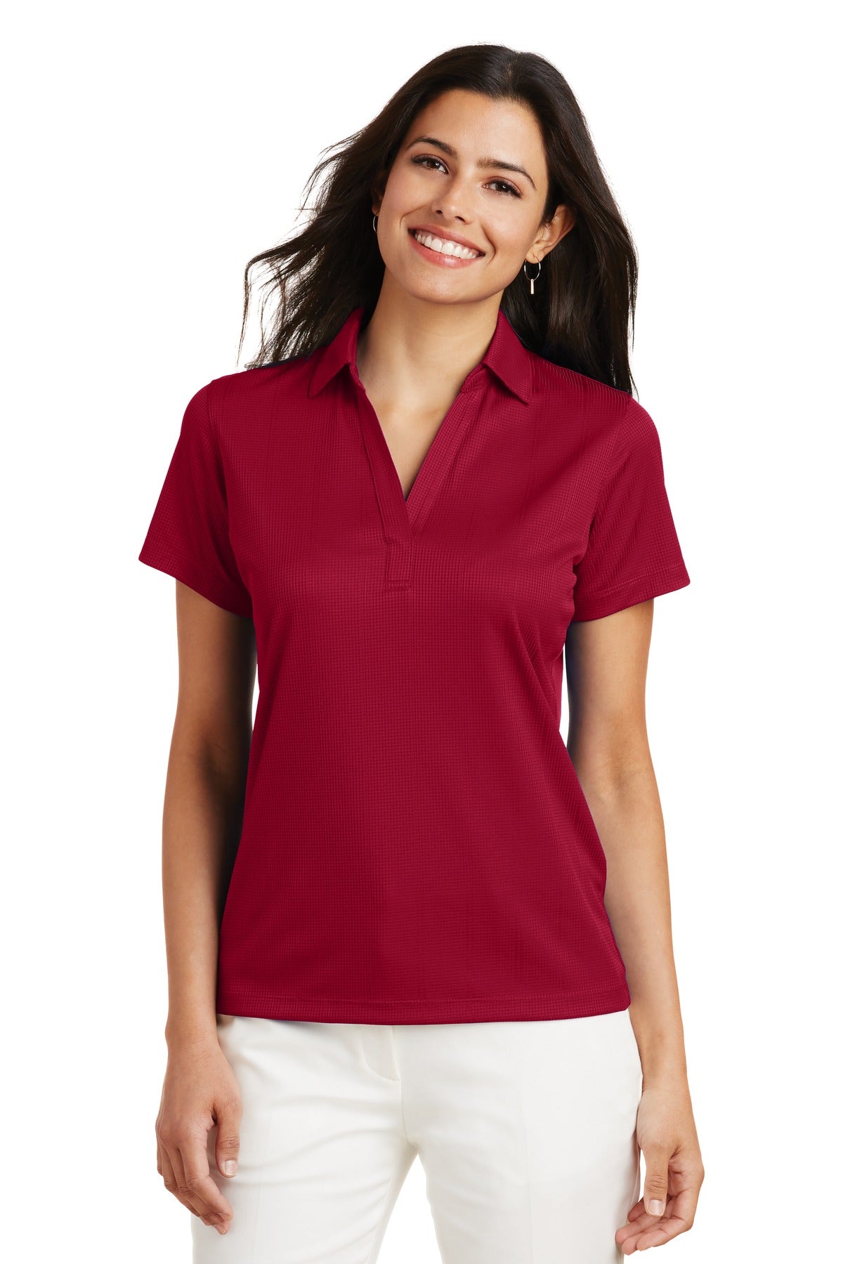 Port Authority? Women's Performance Fine Jacquard Polo.