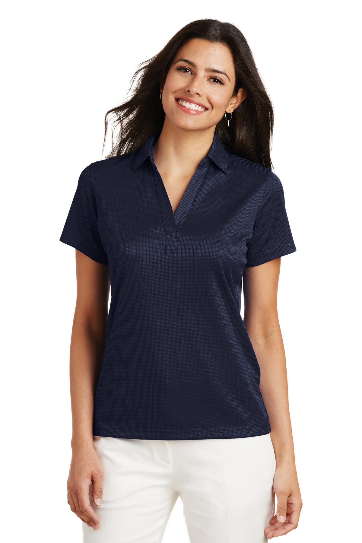 Port Authority? Women's Performance Fine Jacquard Polo.