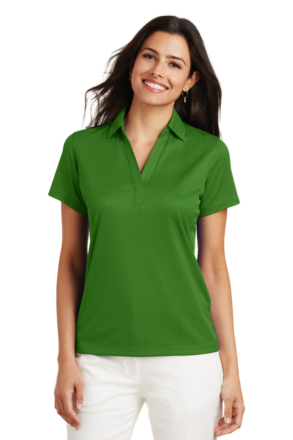 Port Authority? Women's Performance Fine Jacquard Polo.