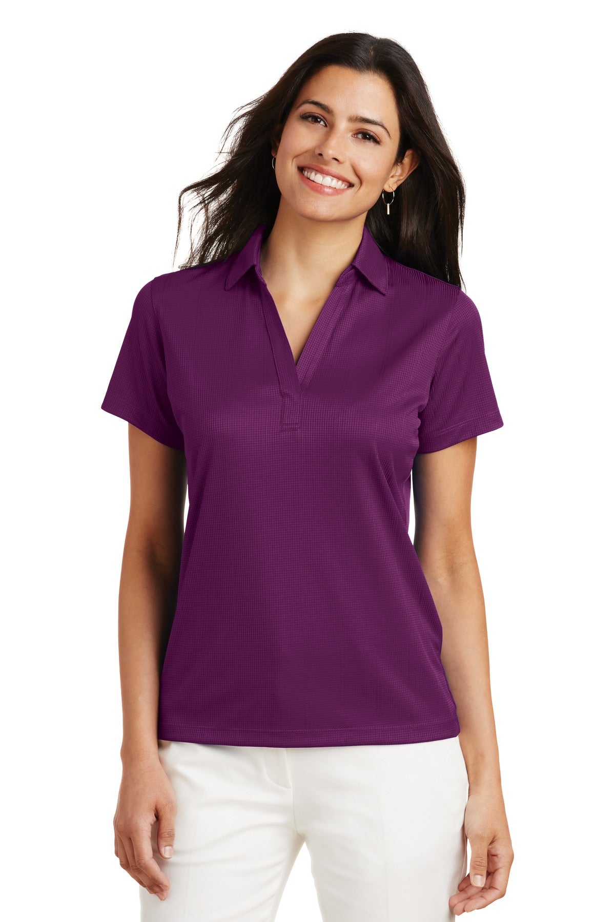 Port Authority? Women's Performance Fine Jacquard Polo.