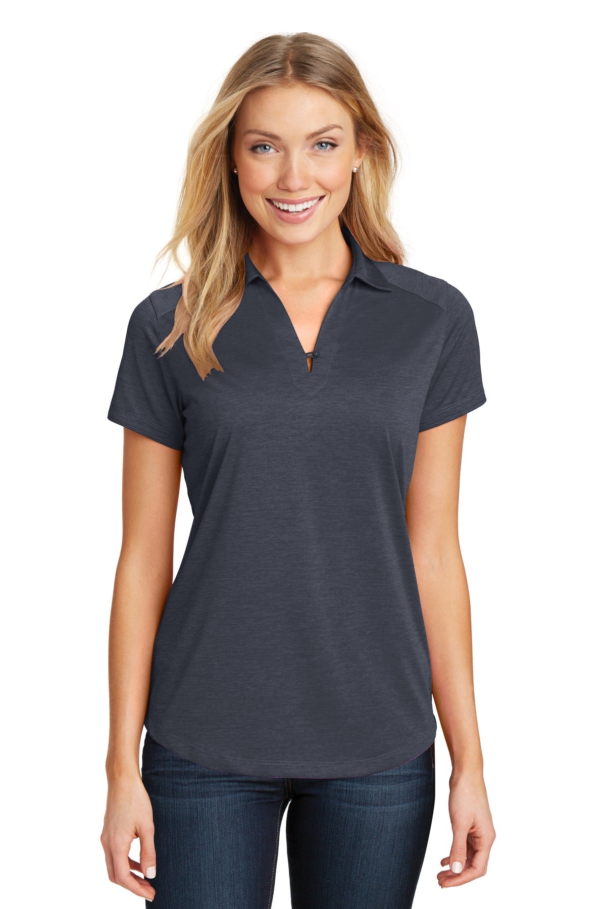 Port Authority? Women's Digi Heather Performance Polo.