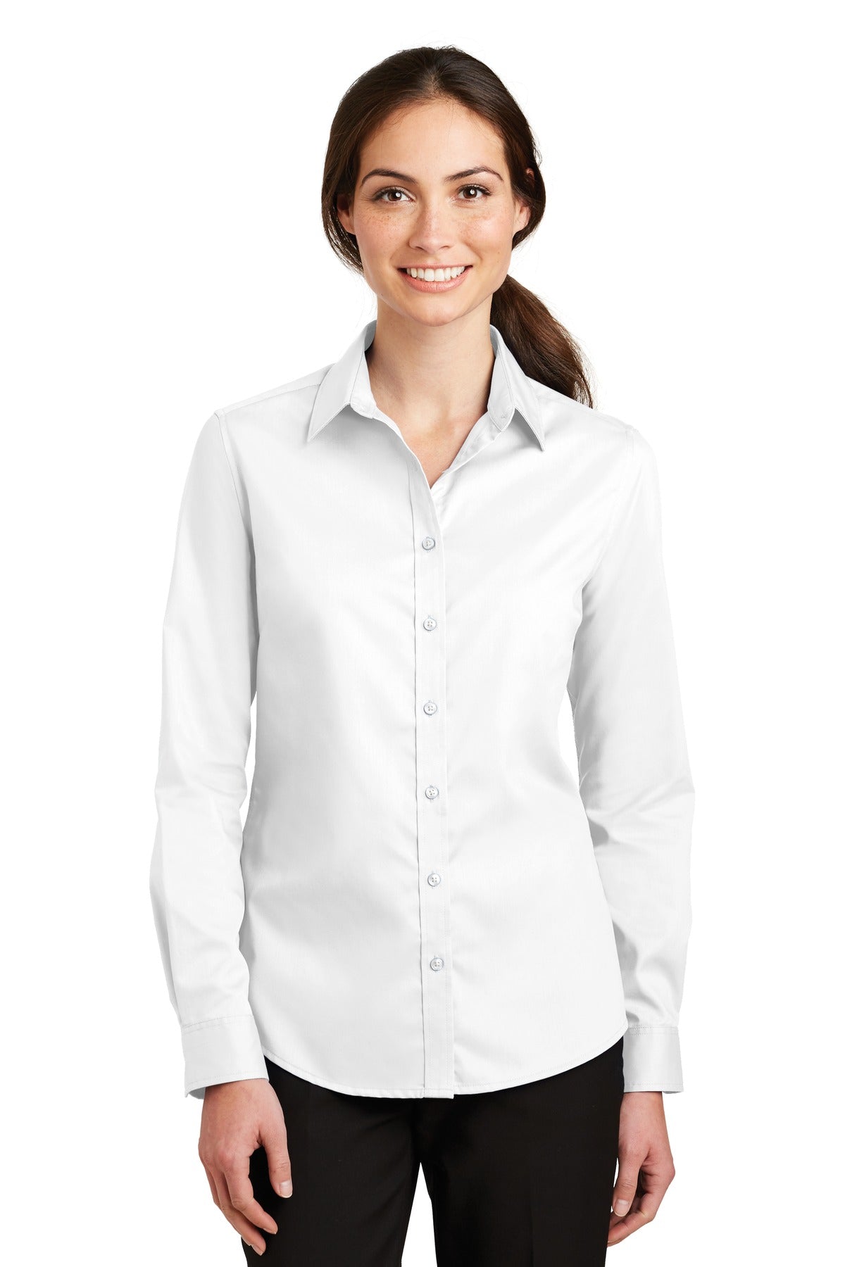 Port Authority® Women's SuperPro™ Twill Shirt